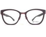 Etro Eyeglasses Frames ET2109 524 Matte Purple Paisley Rose Gold Pink 51... - $70.06