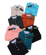 Tommy Mens Multi Color Cotton Polo Collar Short Sleeve Tshirts - M / L /... - £16.52 GBP