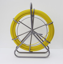 425Ft Fish Tape Fiberglass Wire Cable Running Rod Duct Rodder Puller Dia. 6mm - £86.92 GBP