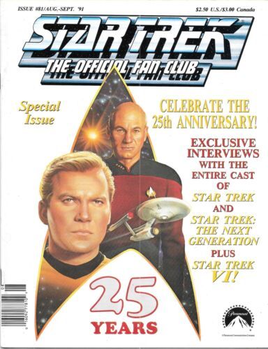 Primary image for Star Trek The Official Fan Club Magazine #81 OFC 1991 FINE
