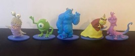 Disney Pixar Monsters, Inc. Mini Figurines Mattel Micro Collection Lot Of 5 - $9.49