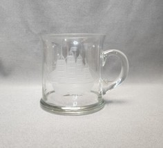 Vintage Knobler Romania Etched Clipper Ship Crystal Coffee Mug 15 oz Tea Cup - £14.24 GBP