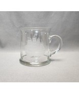 Vintage Knobler Romania Etched Clipper Ship Crystal Coffee Mug 15 oz Tea... - £14.01 GBP