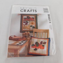 McCalls Crafts Sewing Pattern M4611 Harvest Wall Hanging Table Runner Pi... - $5.95
