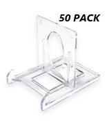 50x Clear Acrylic Trading Card Stands Sports Cards Display Holder - $477.07 MXN