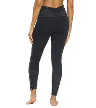 NWT New Black Prana Selwyn Leggings Womens Yoga L High Waist Polka Dots Ruched  - £95.51 GBP