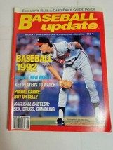 Vintage Baseball Update Magazine Price Guide Steve Avery Atlanta Braves 1992 90s - £7.82 GBP