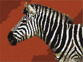 Pepita Needlepoint kit: Zebra Up Close, 12&quot; x 9&quot; - £68.91 GBP+