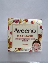 Aveeno OAT MASK with POMEGRANATE Seed Extract Glow 1.7oz Combine Ship! - $6.32