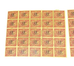 French Indochina 1/5c Surcharge Stamp Lot Mint Blocks Sheets Indochine image 3