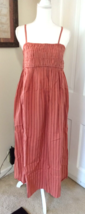Women&#39;s Striped Smocked Slip Dress, A New Day (M /8-10) &quot;RUST COLOR&quot; ~ N... - €15,46 EUR