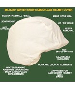NEW Military Ground Troops Parachutist Airborne Helmet Cover White XS - ... - $18.00 CAD