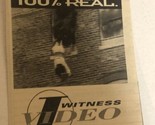 I Witness Video Vintage Tv Guide Print Ad NBC Tpa25 - $5.93