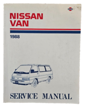 Nissan Van 1988 Service Manual Model C22 Series Printed August 1987 Grea... - $9.90