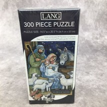 Lang The Lord is My Shepherd Sheep Nativity 300 pc. Puzzle 14.5&quot; x 20.5&quot; - £9.23 GBP