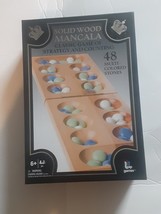 Mancala Game Gallery Solid Wood Folding Board Game - €12,62 EUR