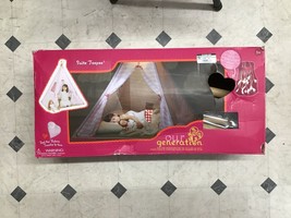 *opened*Our Generation Suite Camping Play Tent for Dolls &amp; Kids&#39; - Pink - £20.92 GBP