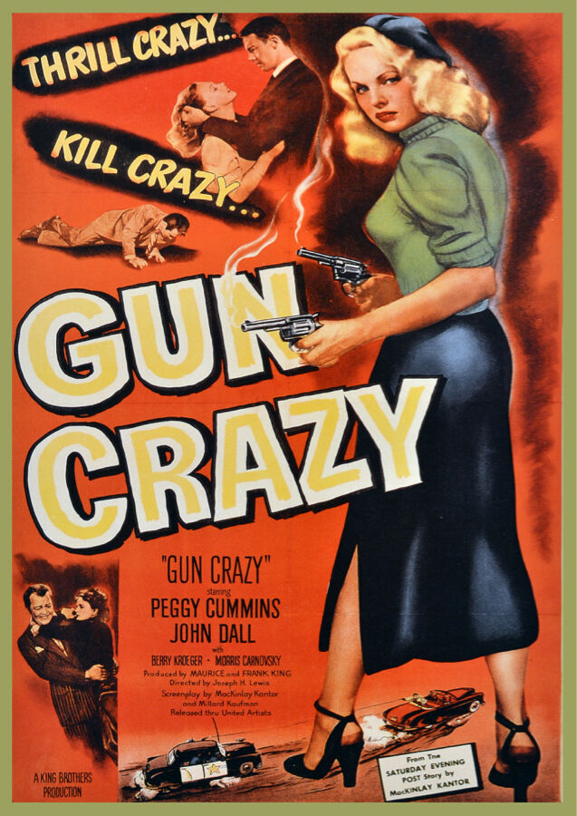 Primary image for For home decoration Movie POSTER.Gun Crazy girl.Home Decor art print.q554