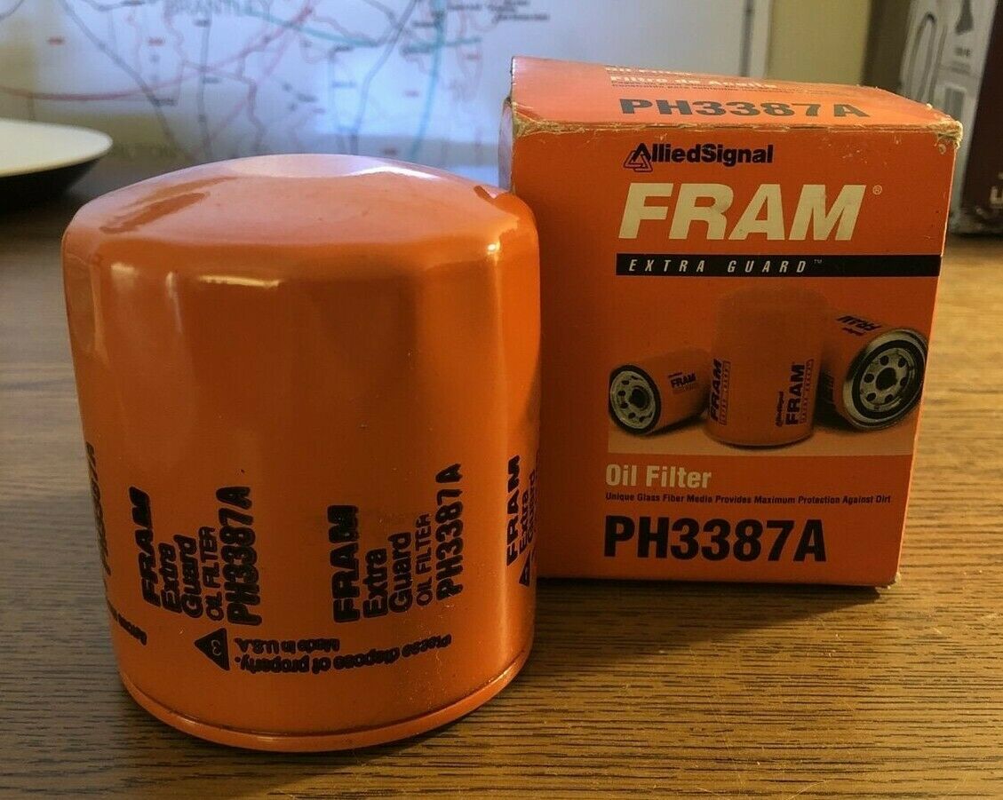 FRAM Extra Guard PH3387A, 10K Mile Change Interval Spin-On Oil Filter - $3.95