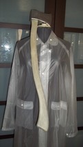 American Psycho costume Patrick Bateman raincoat Axe prop CD and busines... - £51.83 GBP+