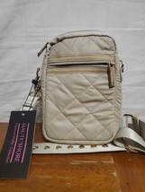 Haute Shore Casey Crossbody Small Bag Beige Neoprene Puffer Collection P... - $312.14 MXN
