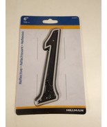 Hillman 845893, Number #1 -  6&quot; Reflective Plastic - $7.69