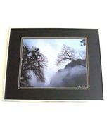 Yosemite National Park California fog bank matted framed photograph - $250.00