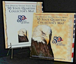 50 State Quarters Collector&#39;s &amp; Map AA20-7633 - £300.51 GBP