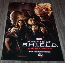 Marvel Comics Agents Of S.H.I.E.L.D. Shield Tv Show Promo Poster Ghost Rider New - £11.68 GBP