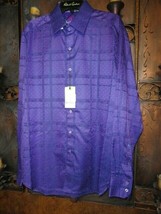 Robert Graham Purple Long Sleeve Shirt - Size Medium - New - £176.76 GBP