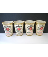 Set of Four (4) Vintage Collectible Genuine Jim Beam Whiskey Waxed Paper... - $19.99