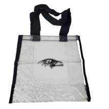 Baltimore Ravens NFL Tote Bag Clear Stadium Approved 11x5x11&quot; - £11.35 GBP