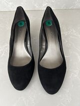 Bandolino Women's Black Suede, 8 M Pumps With Patent &amp; Rubber Soles 2” H... - $5.94