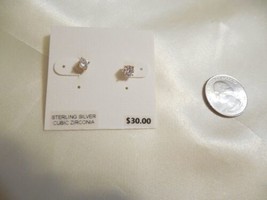 Department Store  .5 c.t 18k Gold Over Sterling Silver Cubic Zirconia A724 - $14.39
