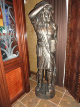  aluminum statue hand painted - $2,500.00