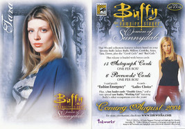 Buffy The Vampire Slayer Women of Sunnydale Tara WOS SD-2004 Promo Card - $2.50