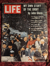 Life Magazine March 9 1962 3/9/62 John Glenn Richard Rodgers - £6.06 GBP