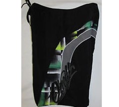 An item in the Fashion category: MEN'S GUYS O'NEILL BLACK BOARDSHORTS SWIM SUIT GREEN PLAID ON SIDES NEW $60