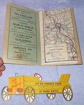 Warsaw Indiana Advertising Folder with Cram&#39;s Highway Map ca.1930&#39;s - £7.95 GBP