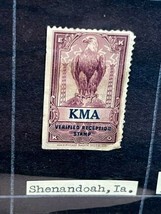 EKKO Stamp Radio Ham DXer Proof Reception American Eagle Iowa Shenandoah... - £23.70 GBP