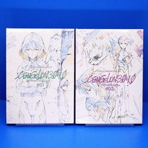 Groundwork of Evangelion: 3.0+1.0 Thrice Upon a Time 01 &amp; 02 Animation Art Books - £82.55 GBP