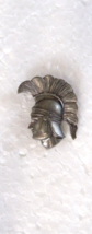 Vintage Trojan Spartan Pewter Tone Lapel Hat Pin - £8.47 GBP