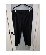 AWEARNESS Kenneth Cole Pants 38 Black Wool Blend Dress Slacks Flat Front - $706.80 MXN
