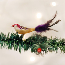 Old World Christmas Miniature Lovebird CLIP-ON Glass Christmas Ornament 18005 - £9.97 GBP