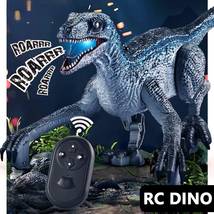 Electric Walking Remote Controlled Spray Dinosaur Robot RC Toys Simulated Walkin - £30.76 GBP