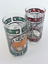 Coca Cola 1997 Chinese Zodiac Year Of The Ox Drinking Glass Tumbler Set Of 2 NIB - $65.00