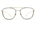 Perry Ellis Eyeglasses Frames PE 426-1 Black Gold Square Full Rim 53-17-135 - $51.21