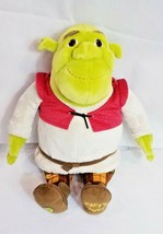 Deluxe Shrek Plush toy Doll 19&quot; by Macy&#39;s green kid soft cuddle tv movie cartoon - £31.13 GBP