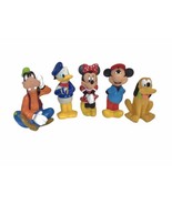 Vtg ‘80s Disney Rubber Toys Bath? Mickey Minnie Pluto Donald Duck Goofy ... - £10.40 GBP