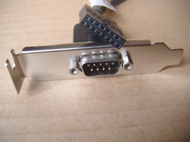 Lenovo IBM thinkCentre Serial second cable com2 Port 03T8177 W/Half bracket - $12.00